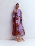 Blouson Sleeve Occasion Dress-Multi Super Bloom